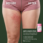 Aubellé Anti-Chafe Stick — before and after