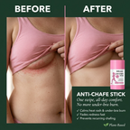 Aubellé Anti-Chafe Stick — under-bra chafing before and after